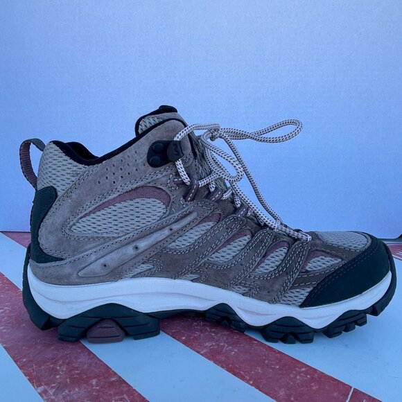 NWT Women's Size 8W Merrell Moab 3 Mid Waterproof Hiking Boots (In Box) - Picture 7 of 15